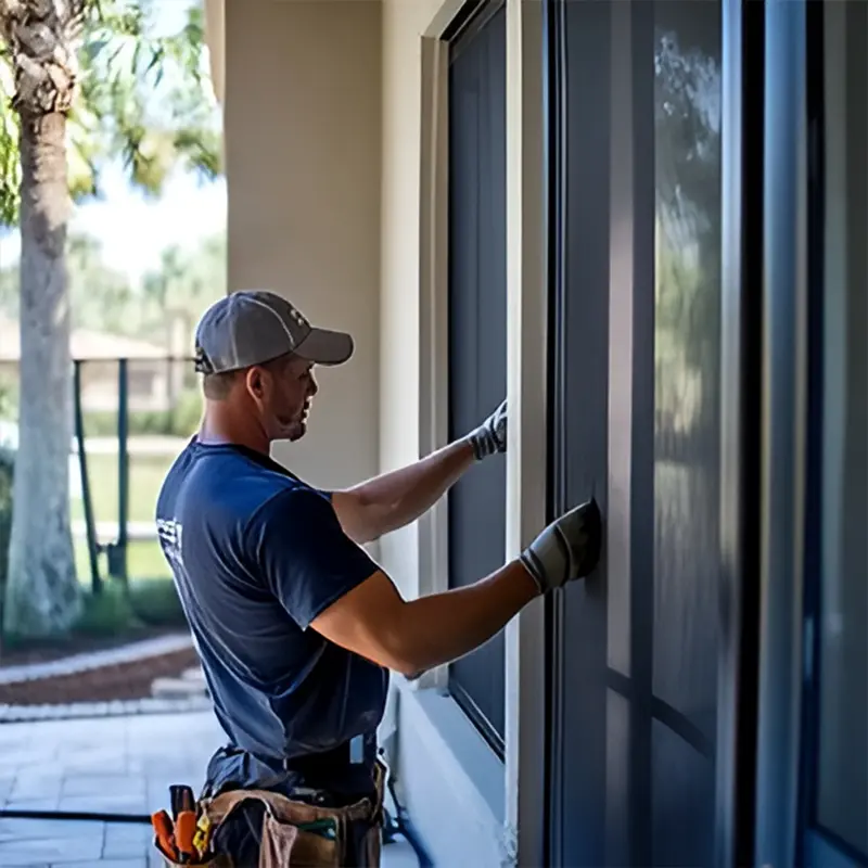 Sliding glass door repair in Gilbert, AZ — track, roller, lock, and screen door repair services