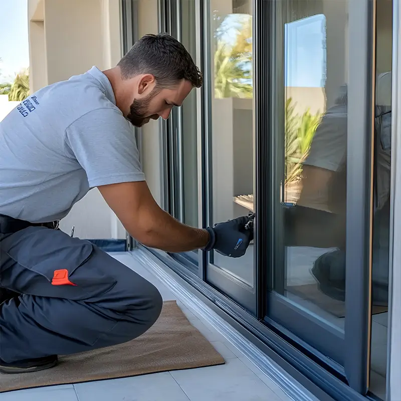 Sliding door repair in Gilbert, AZ — track, roller, lock, and screen door repair services