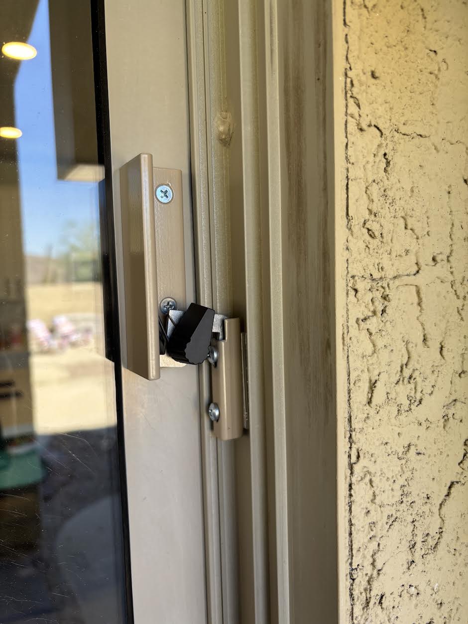 pool safety sliding door